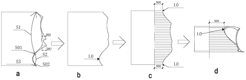 Method for manufacturing complex intersecting line hot rolling steel tube joint