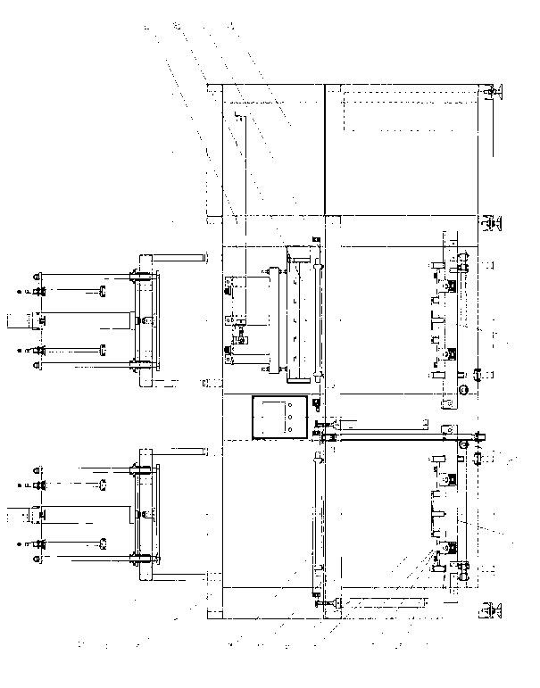 Full-automatic plate plastics sucking moulding machine