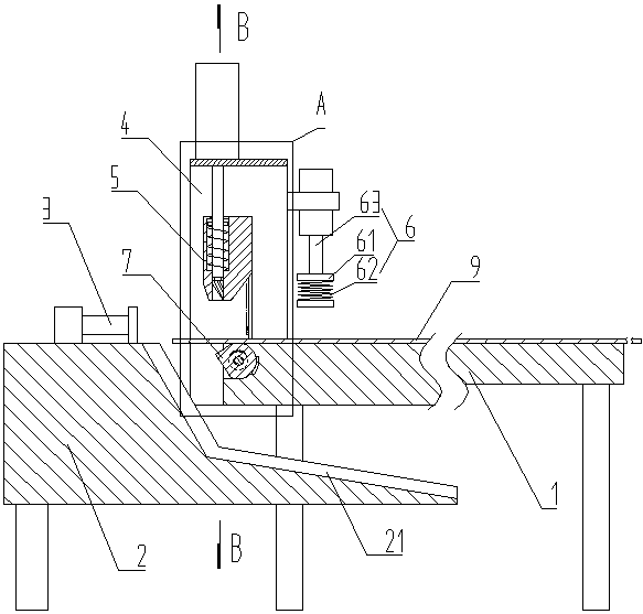 Plate shearing machine