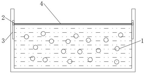 Air floating type petroleum sewage treatment device and treatment method thereof