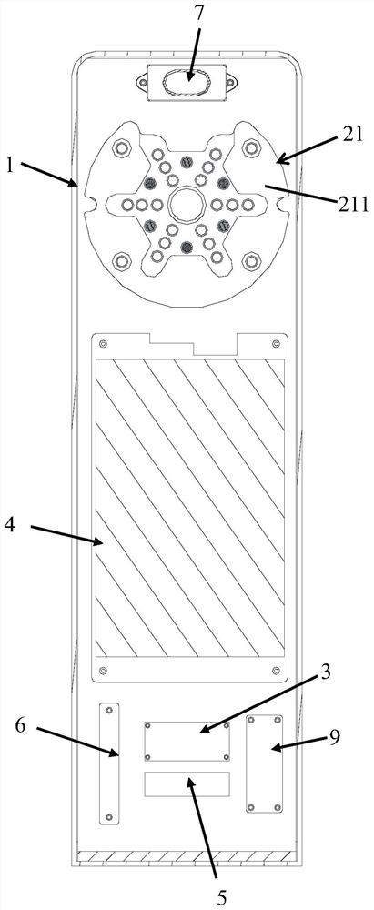 Vision measuring device, control method of vision measuring device and table lamp device