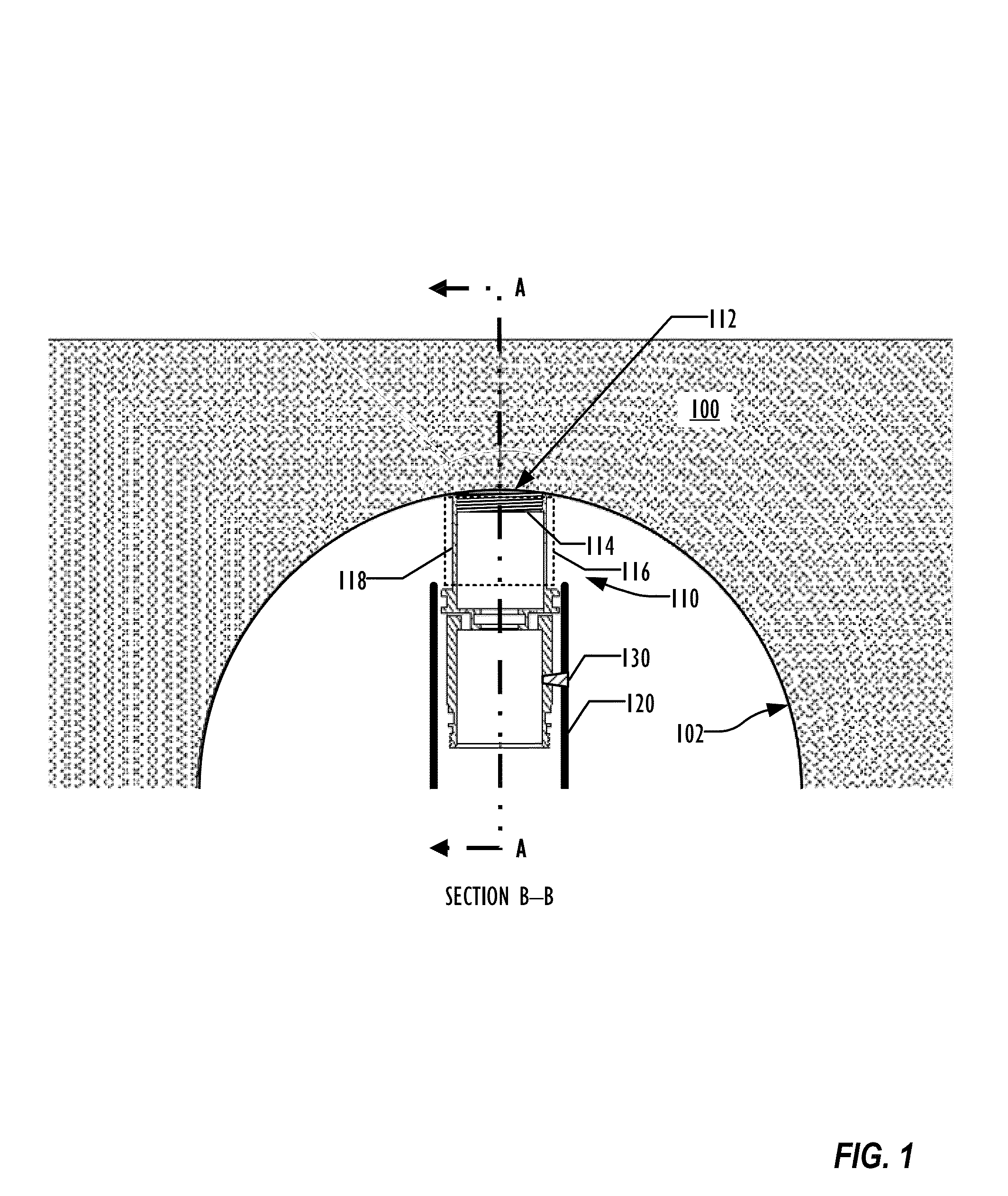 Cylindrical shaped snorkel interface on evaluation probe