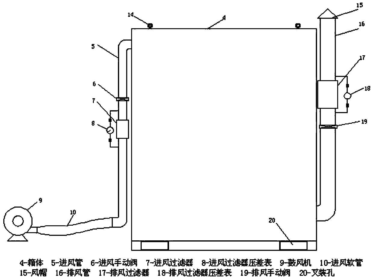 Large-sized radioactive solid waste disintegrating protecting device