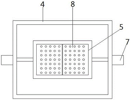 Chemical filter press provided with damping device