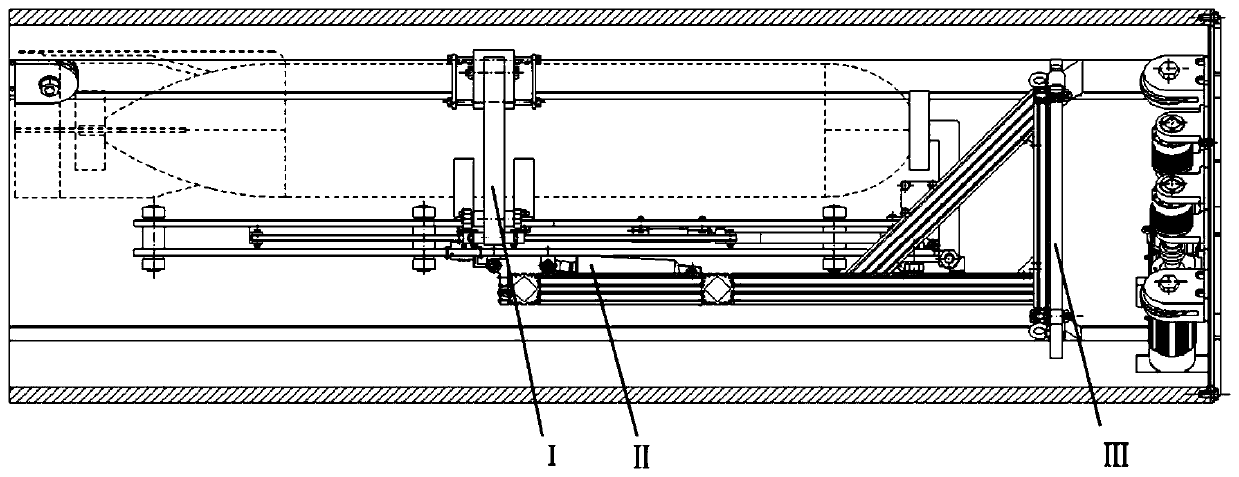 UUV carrying, laying and recovering device