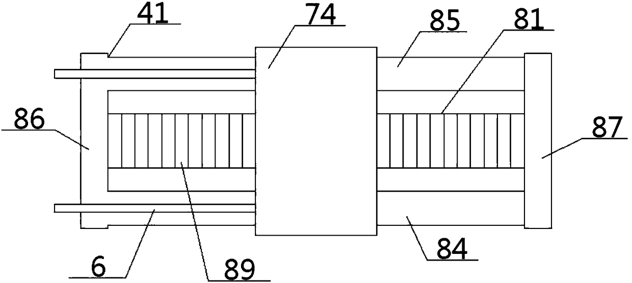 A linear reciprocating yarn guide device driven by magnetic force and its application method