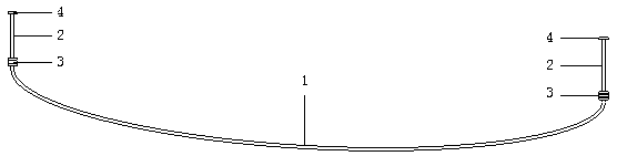 Pre-injection liquid connecting pipe device for static level and its liquid injection and measurement method