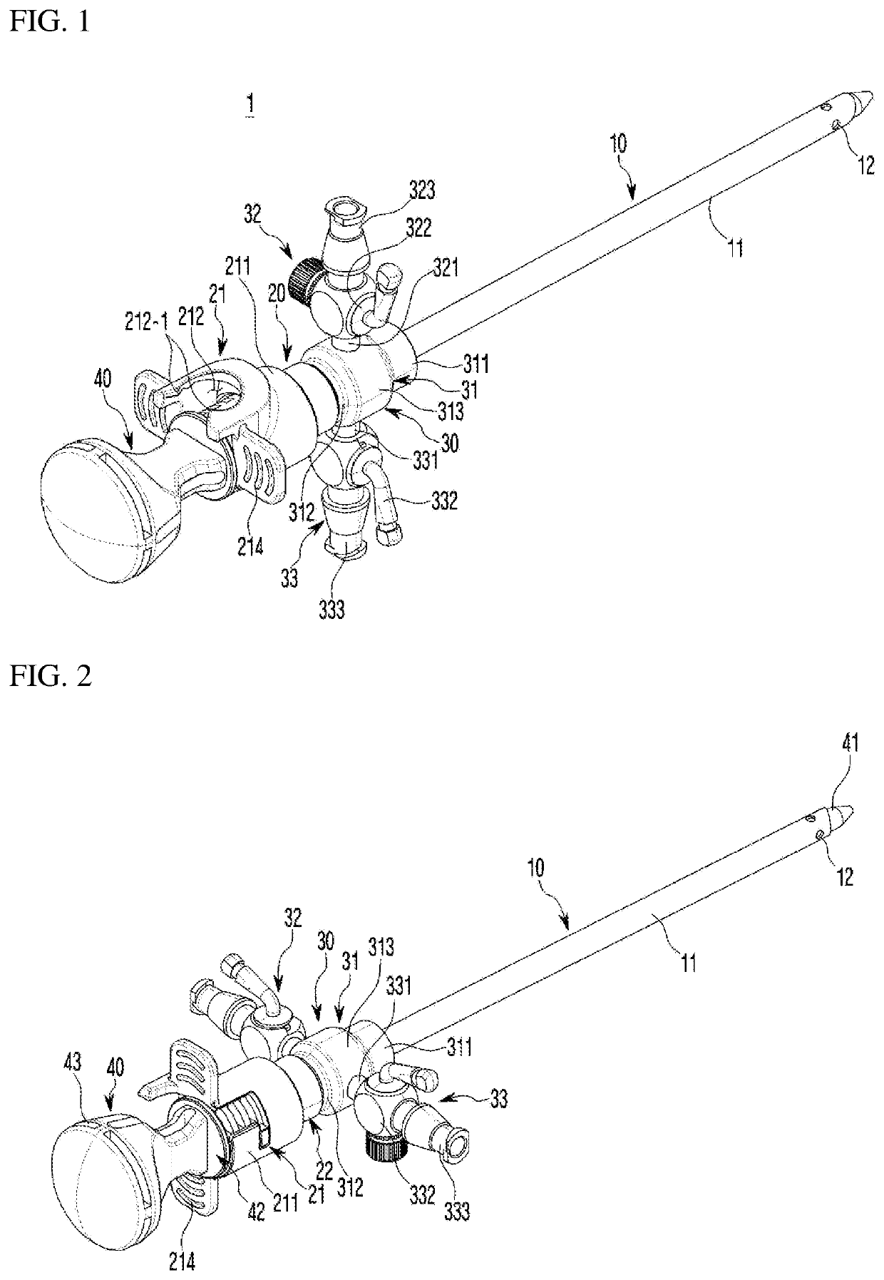 Disposable endoscope cannula