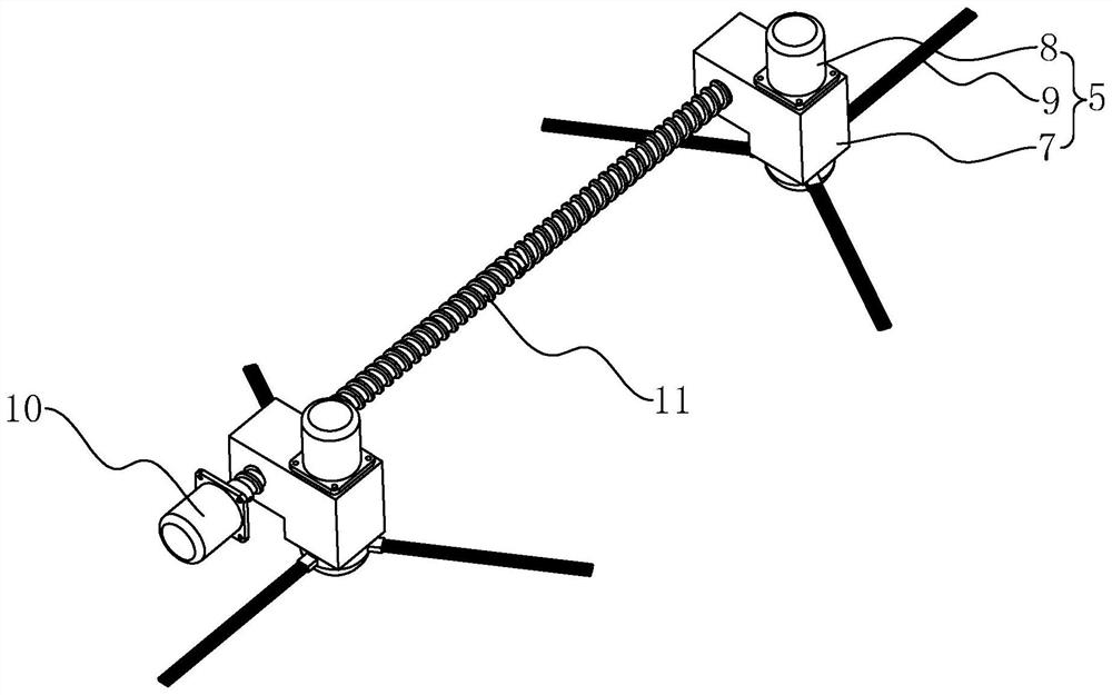 Household sweeping robot sweeping mechanism