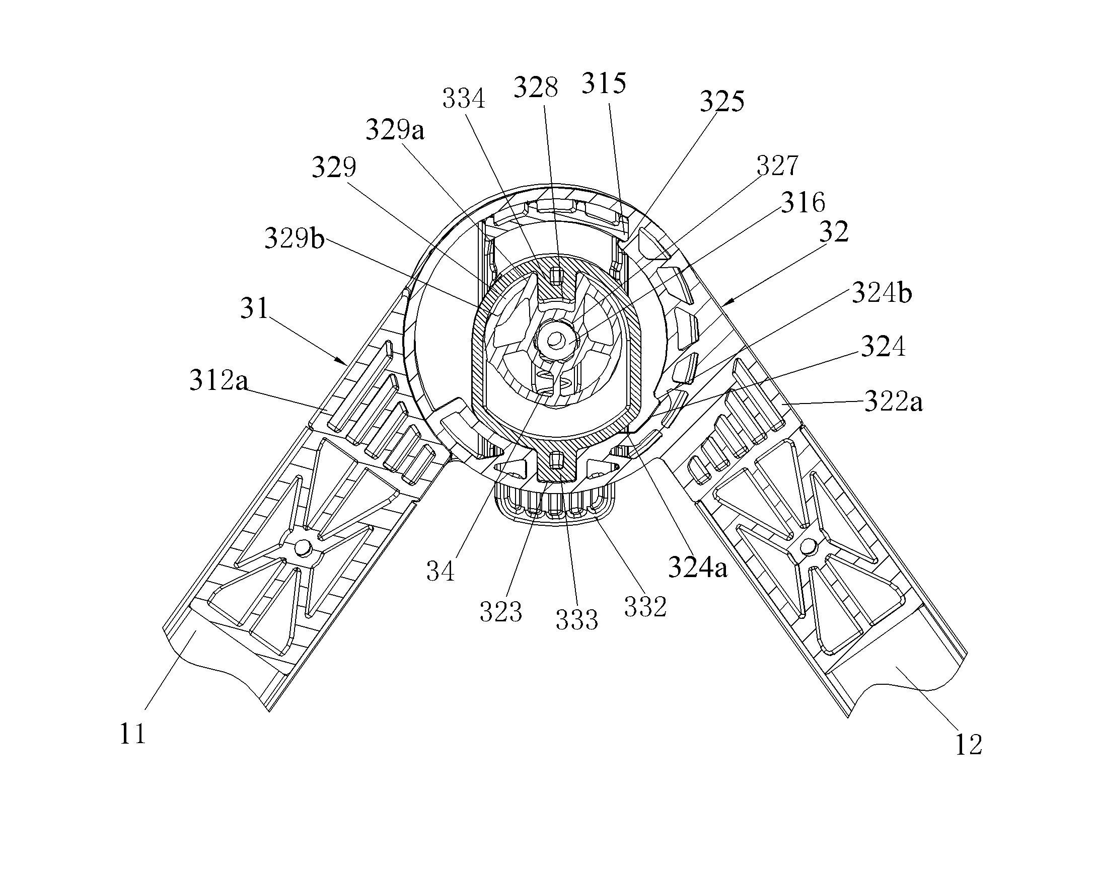 Joint mechanism and supporting device therewith