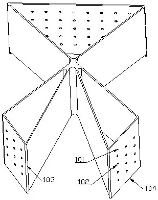 Additive manufacturing deformation control method for thin-wall partition plate type parts