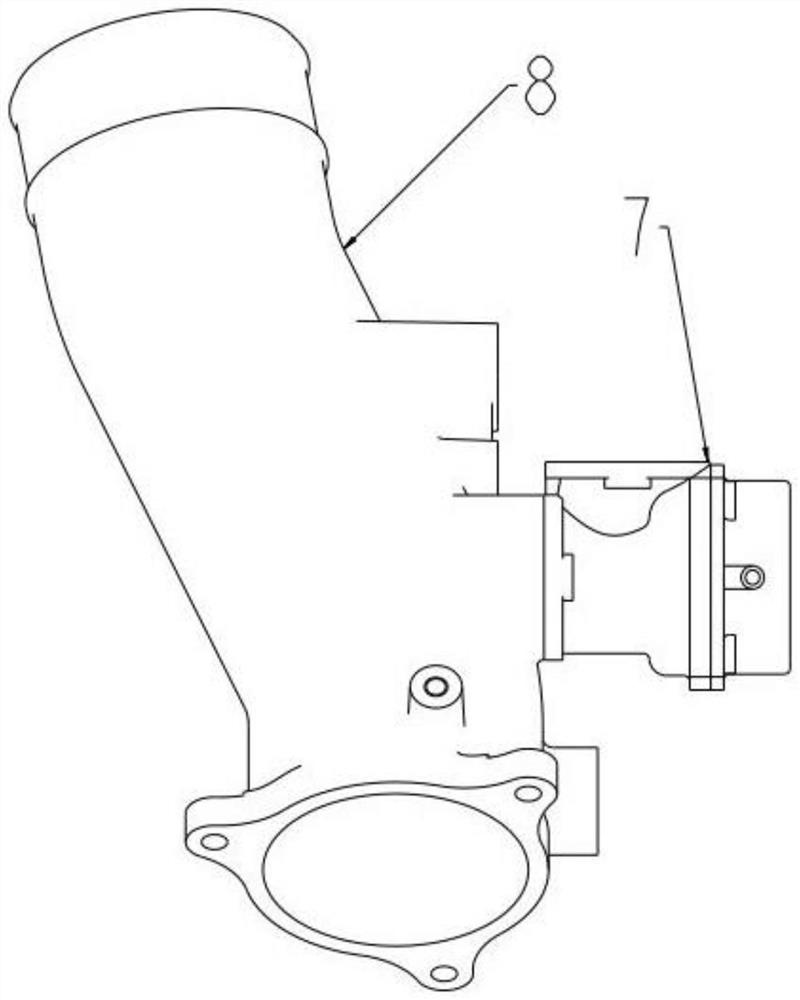 An anti-surge gas engine supercharging system