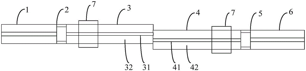 On-line dualbeam interference-type fiber refractive index sensor and refractive index detection system