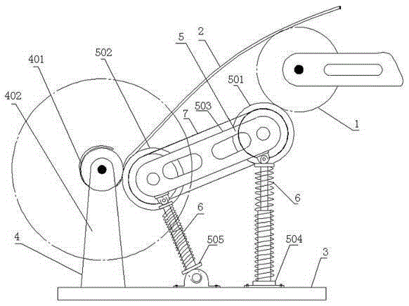 On-line synchronous recycling device for film trim