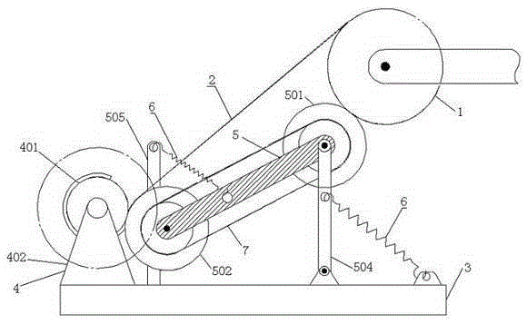 On-line synchronous recycling device for film trim