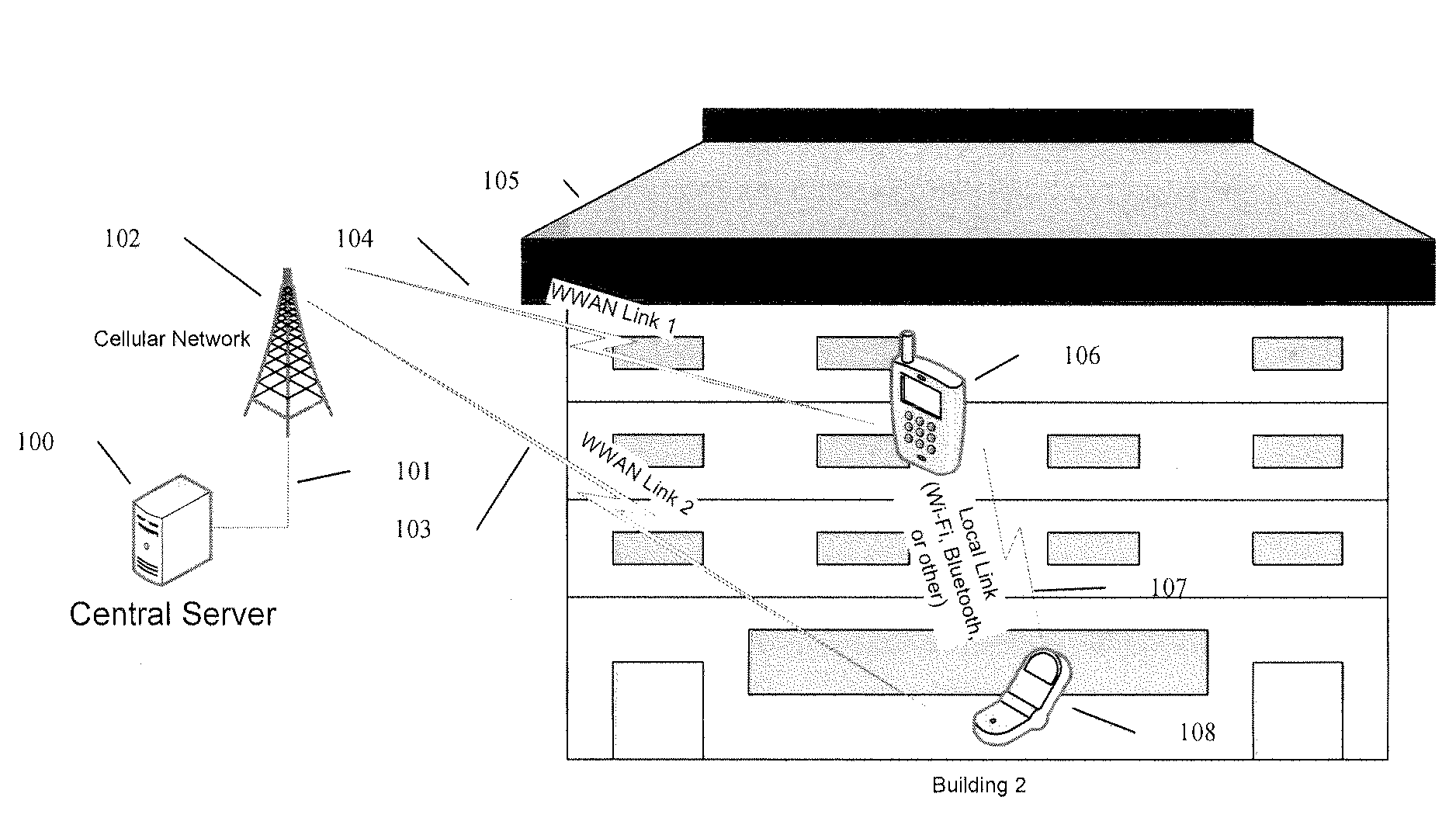 Enforcing policies in wireless communication using exchanged identities