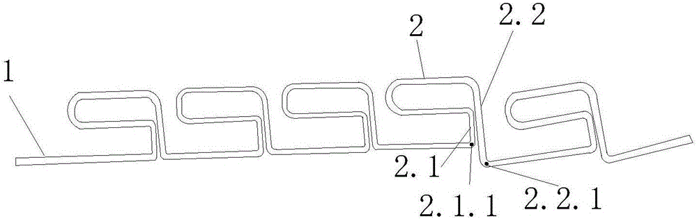 Multiloop edgewise arch wire for jaw malformation correction and jaw malformation correction method