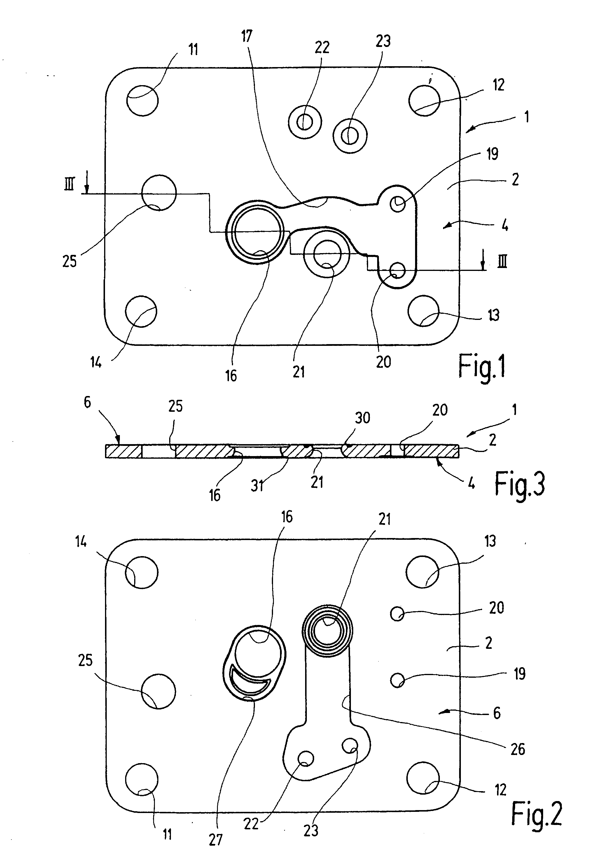 Valve plate for a reciprocating compressor