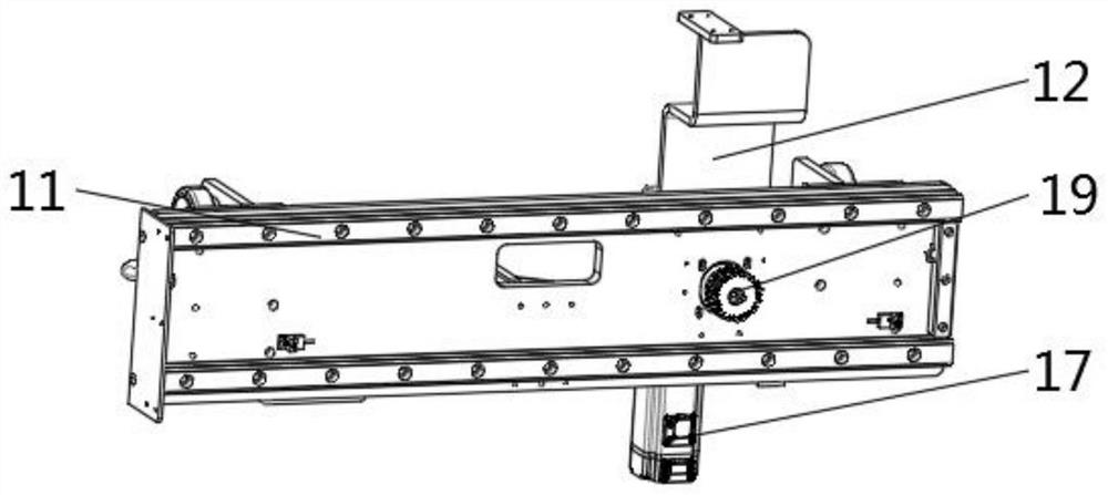 Mechanical arm of heavy-load feeding robot based on IGV