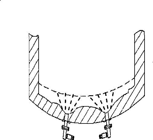 Method for regenerating metal furnace cinder composite mushroom and shimming permeable furnace bottom