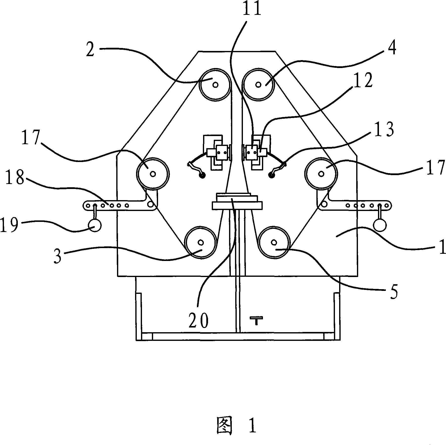 Plane abrasive belt glazing machine