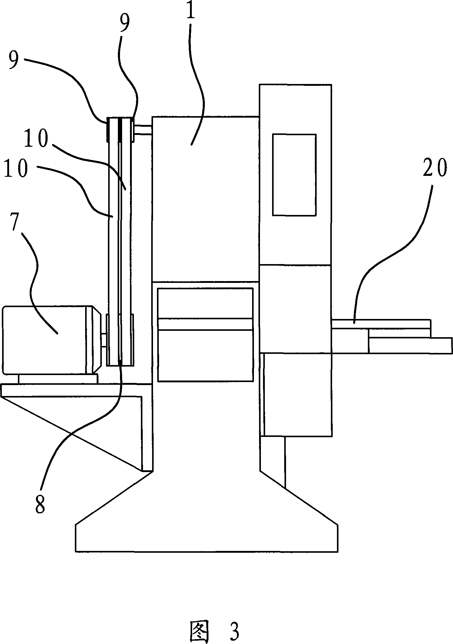 Plane abrasive belt glazing machine