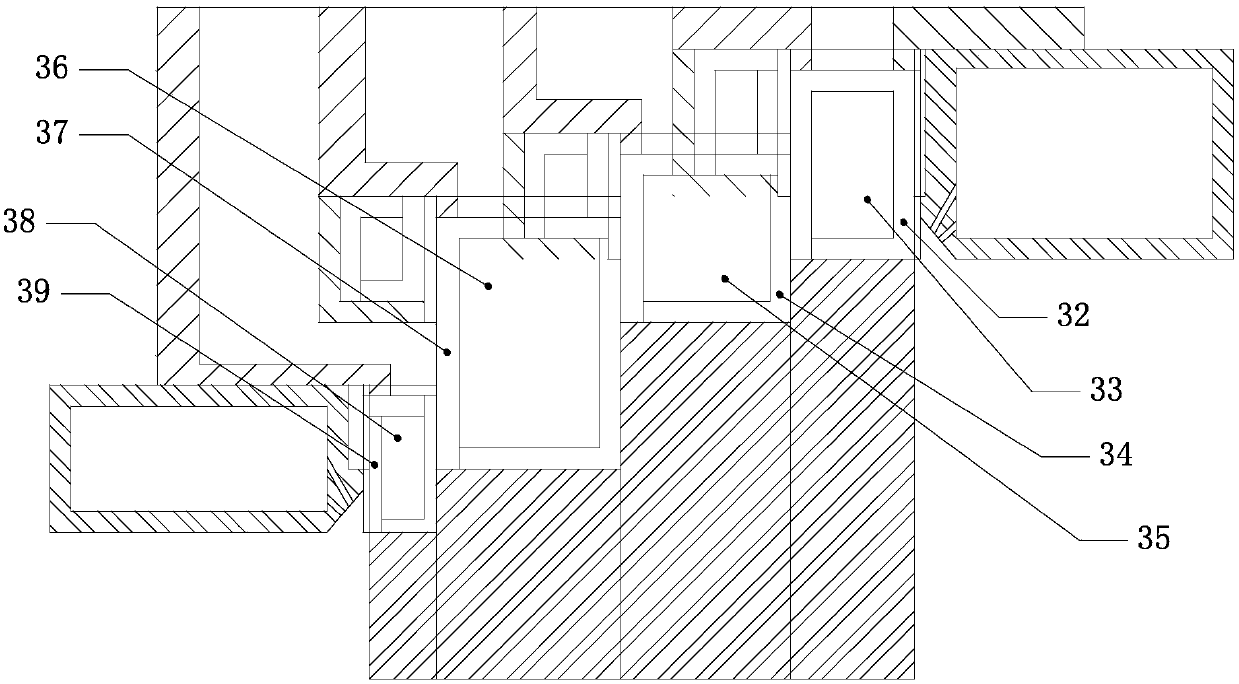 Multi-metal ladder-type compound casting device and method