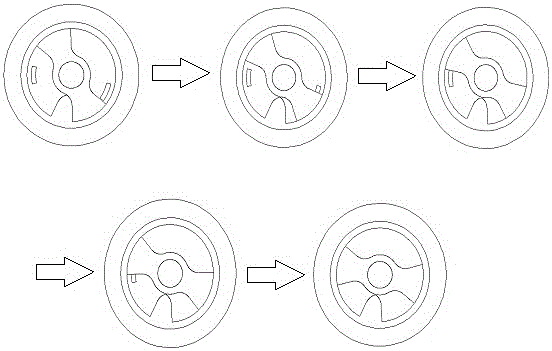 Electric control hydraulic damping cylinder structure for intelligent knee joint