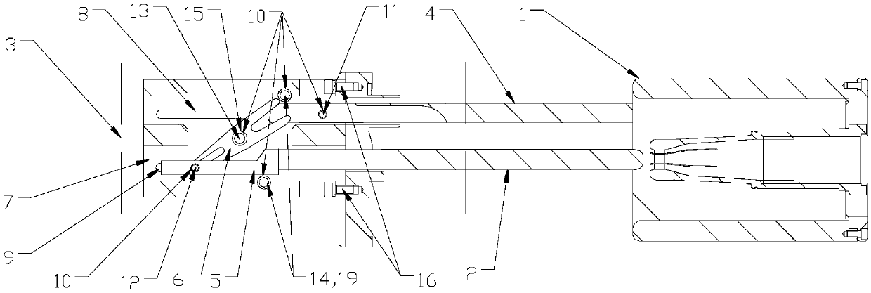 Arc extinguishing chamber for high-voltage circuit breaker