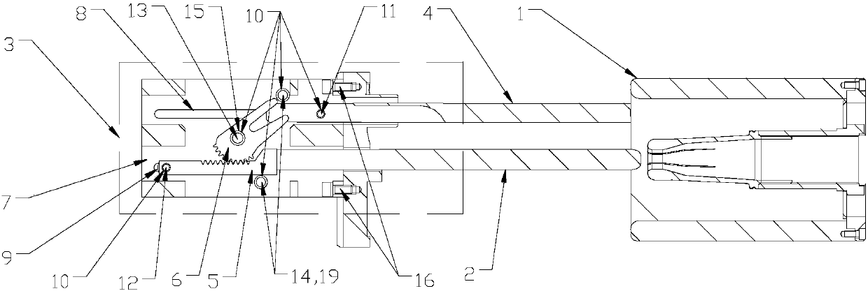 Arc extinguishing chamber for high-voltage circuit breaker