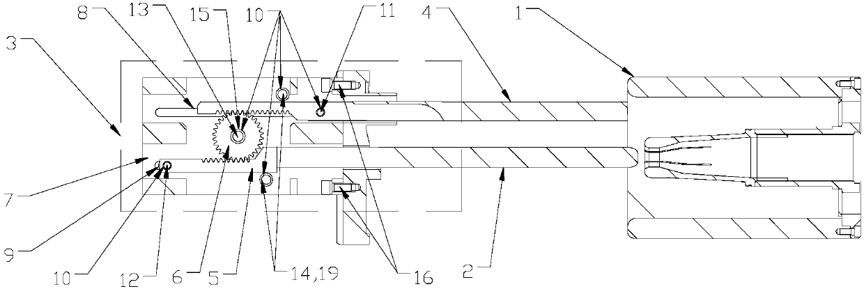 Arc extinguishing chamber for high-voltage circuit breaker