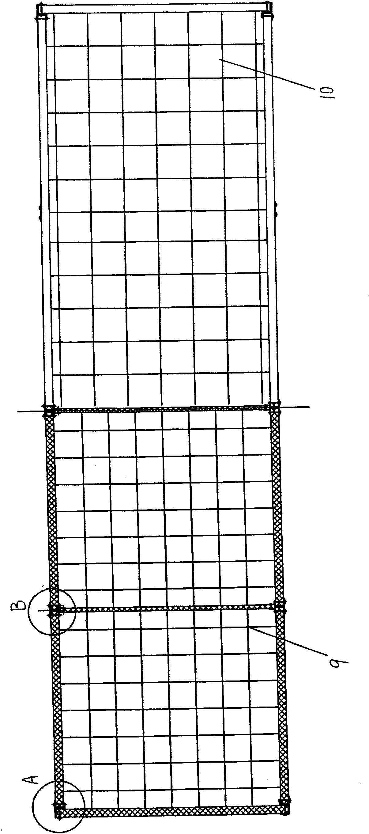 Chamber type combined light residential building