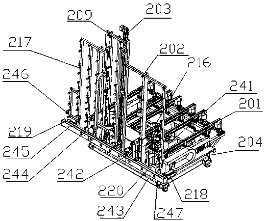 Automatic glass inspection and film production system and application method thereof