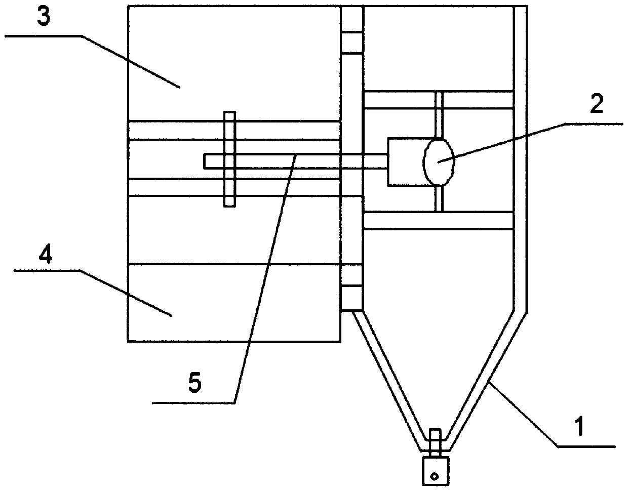 Four-season cow dung collecting and holding machine