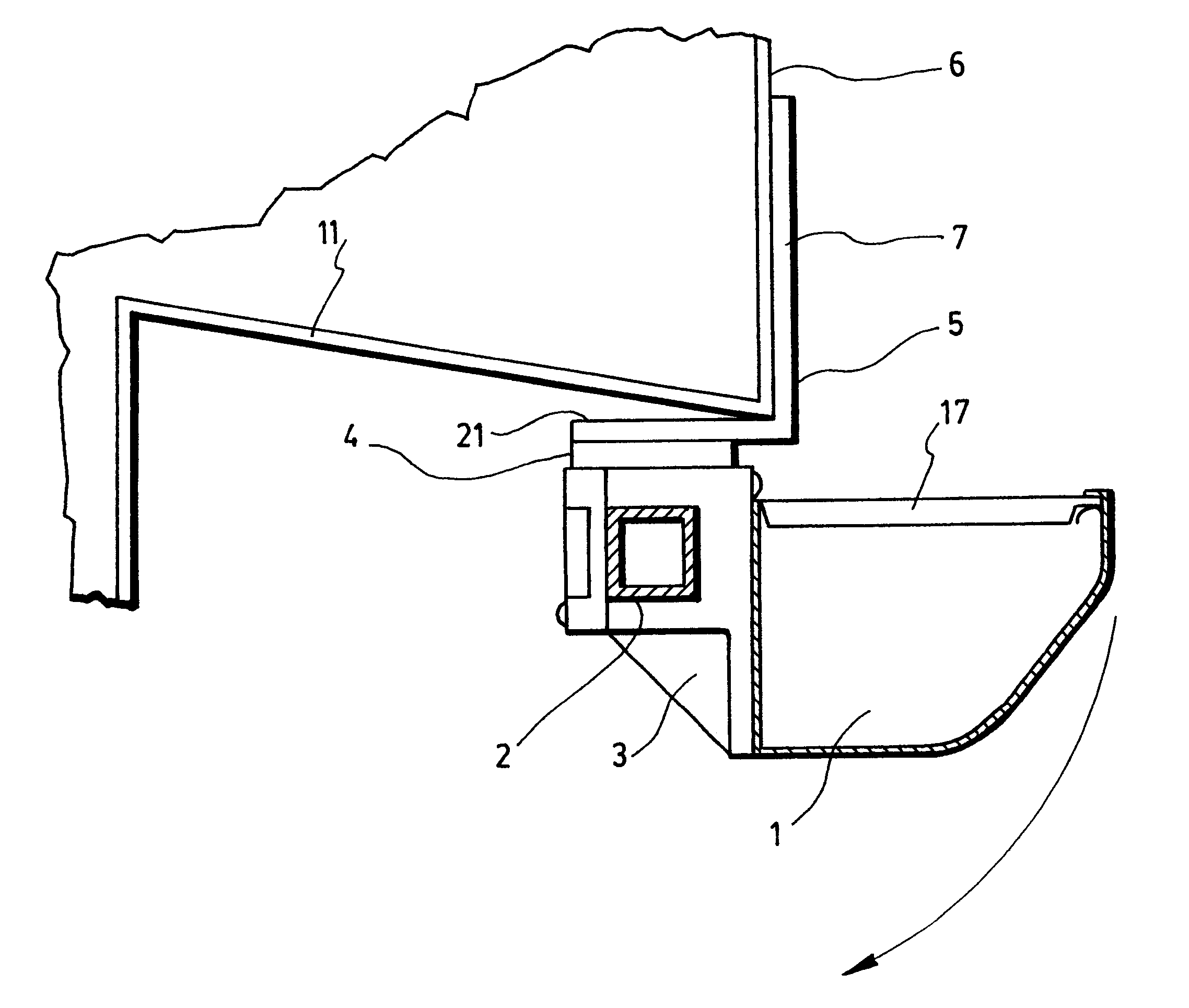 Pivotable gutter assembly and kit therefor