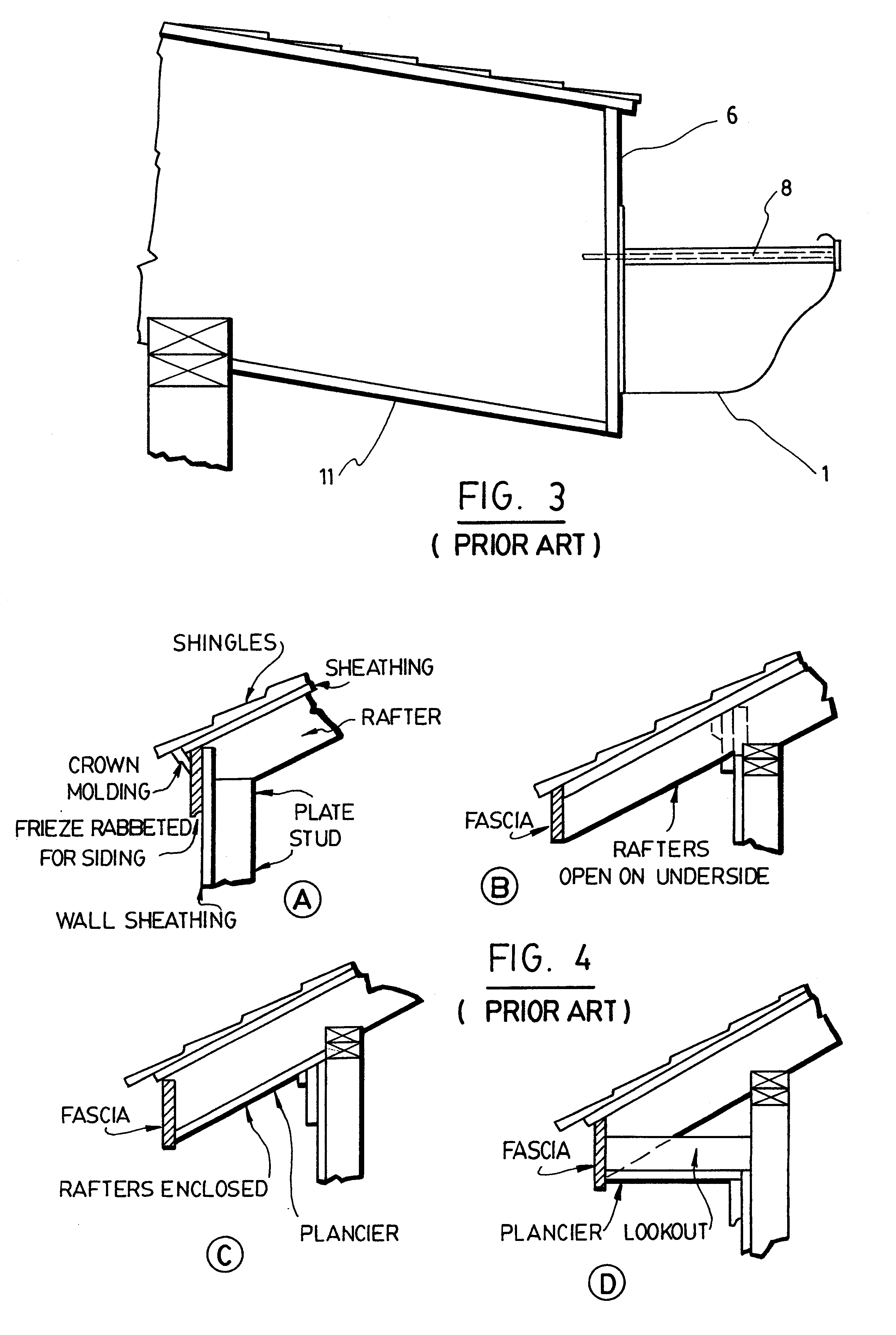 Pivotable gutter assembly and kit therefor