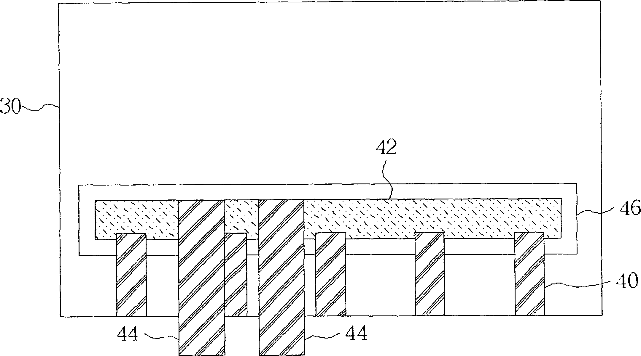 Soft circuit board connecting structure