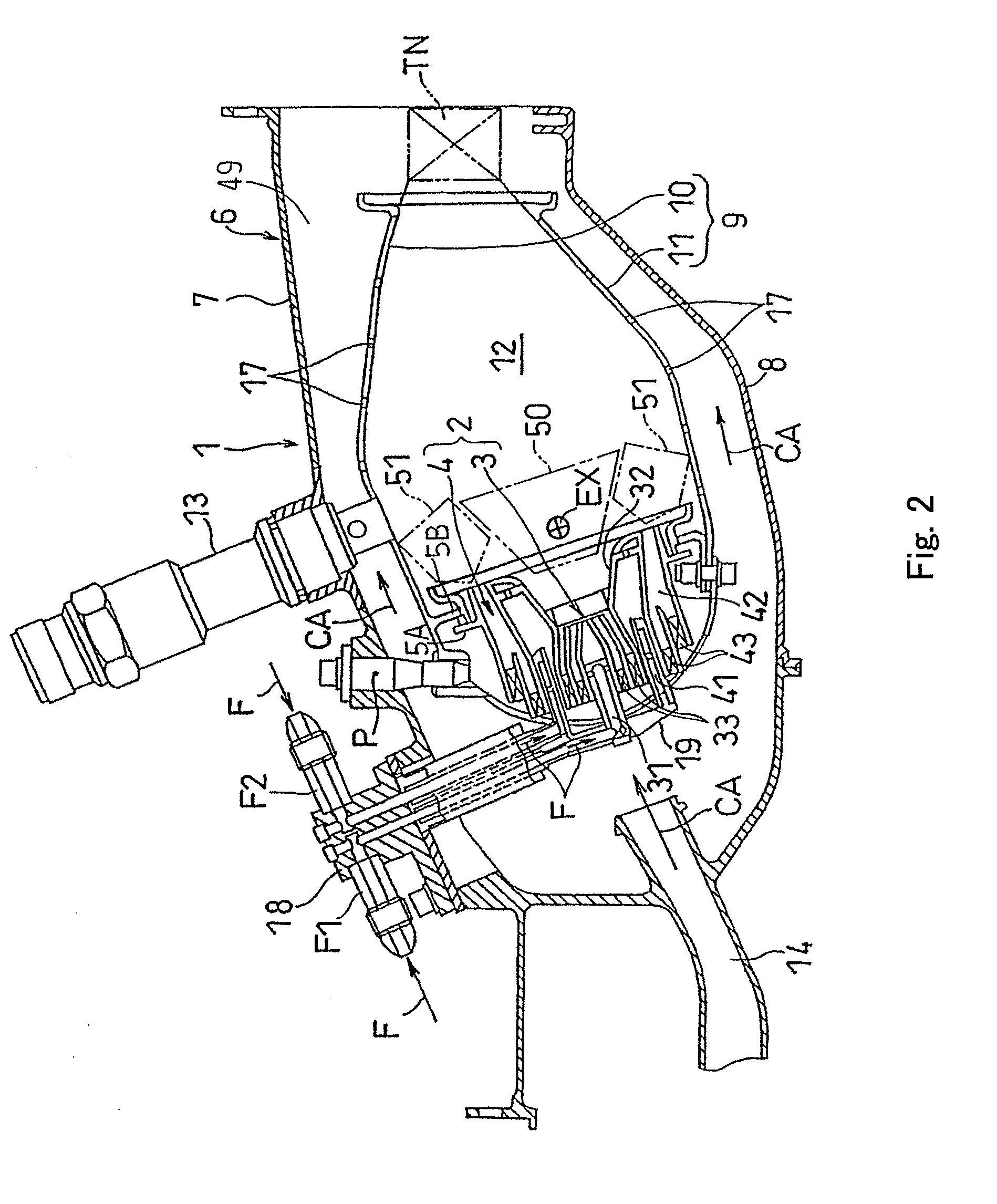 Fuel supply device of gas turbine engine