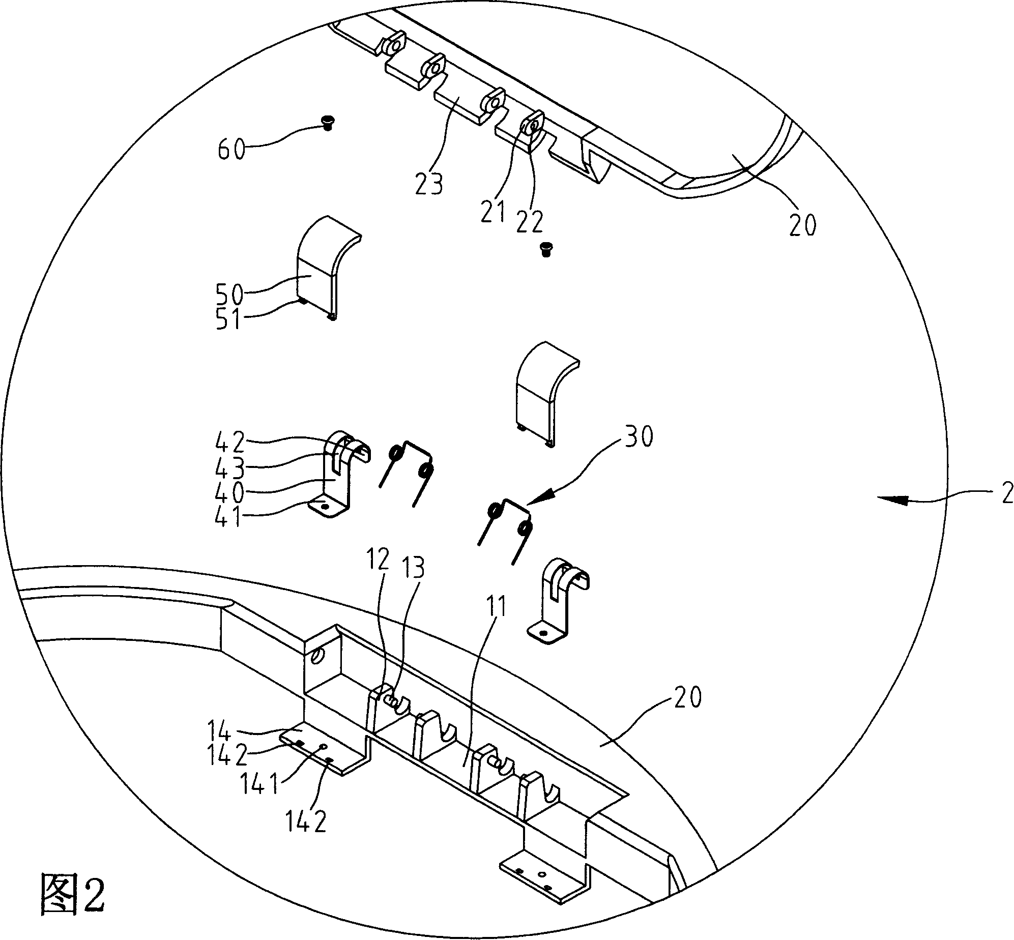 Device for avoiding effect of inertia of garbage can cover