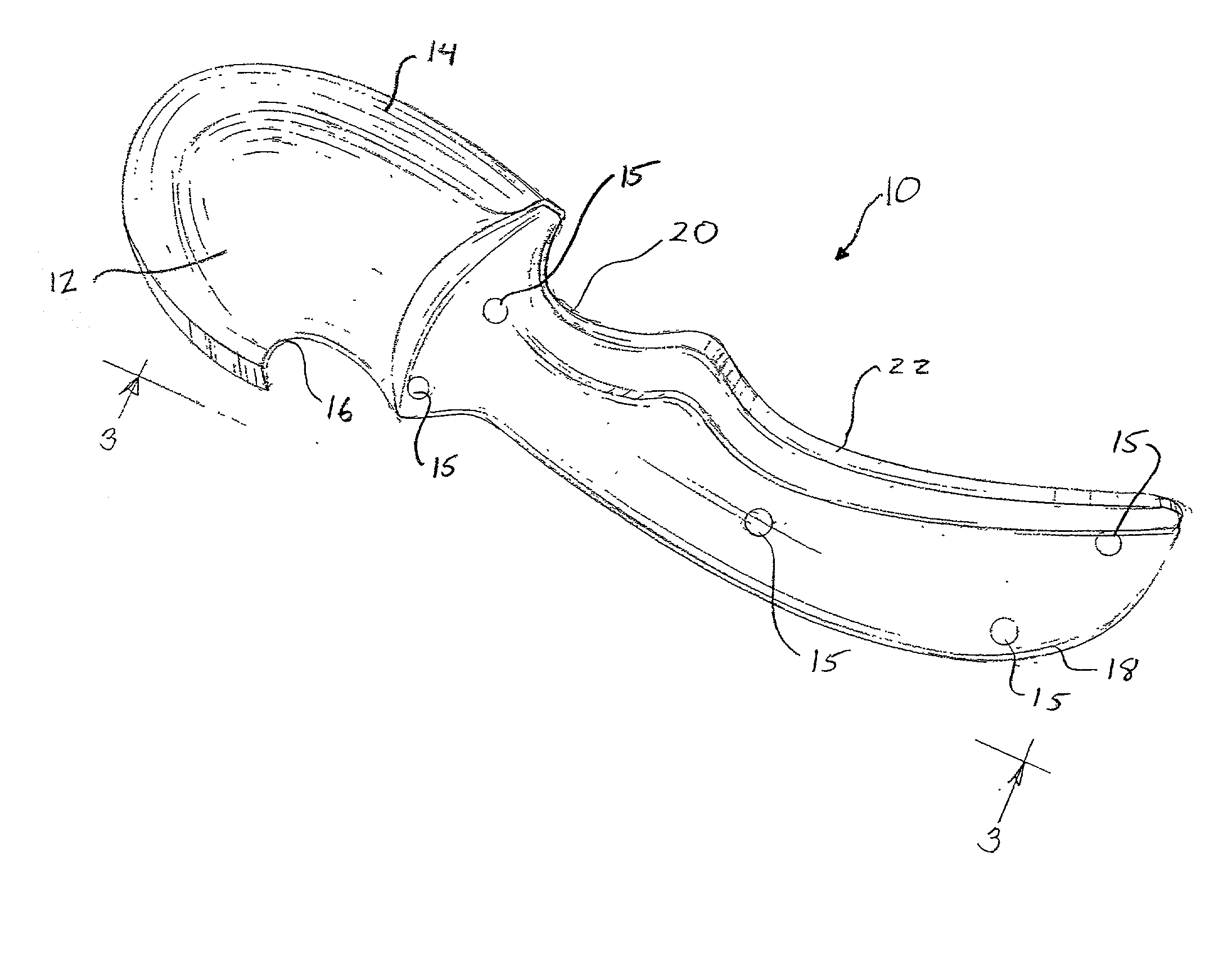 Knife for removing the hide of an animal and method therefor