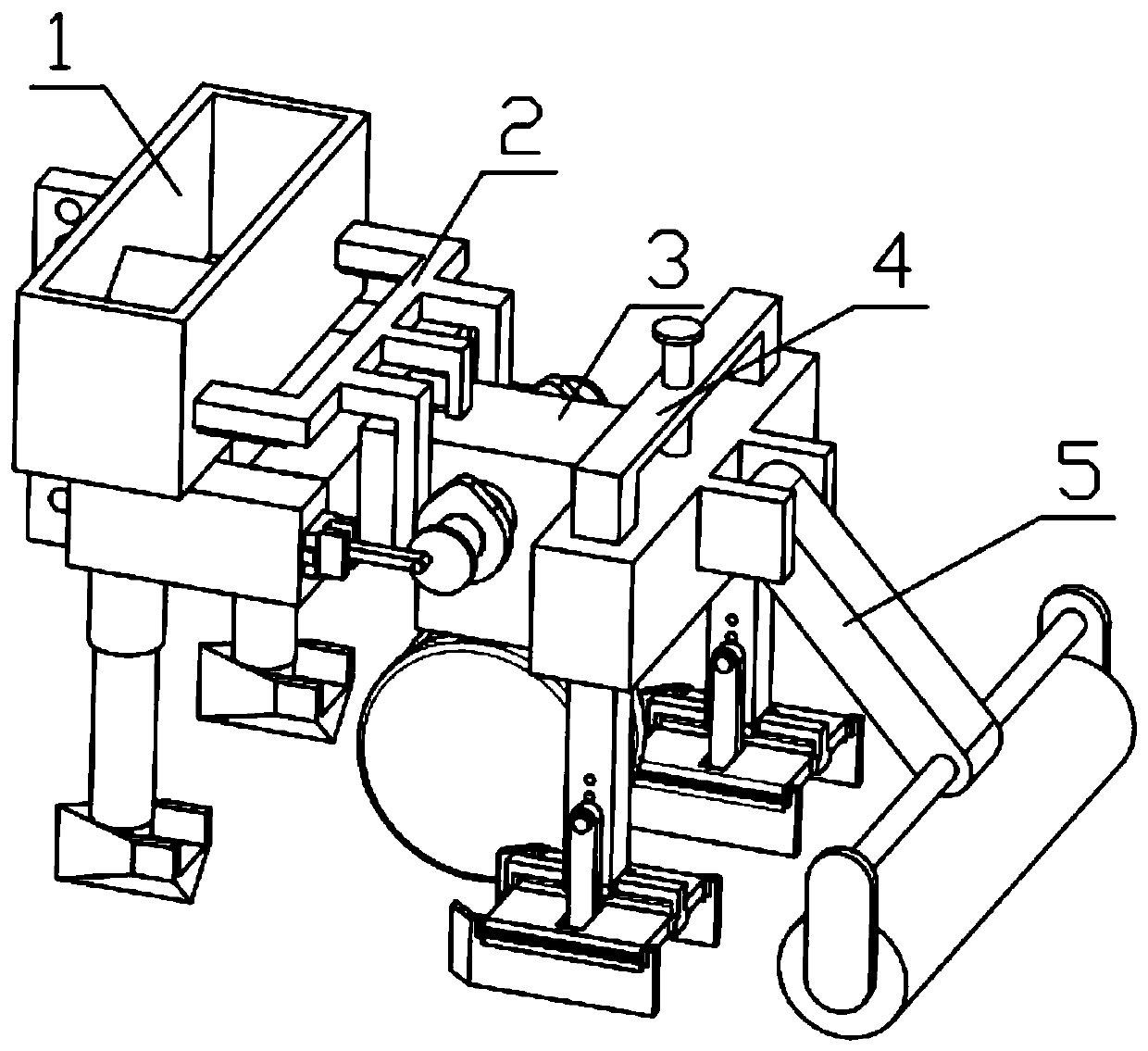 Soybean seeding device