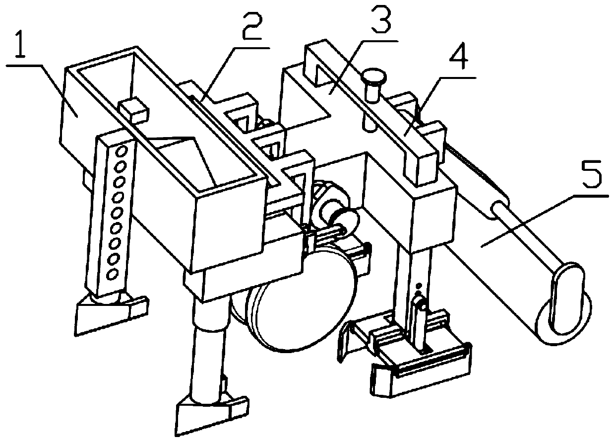 Soybean seeding device