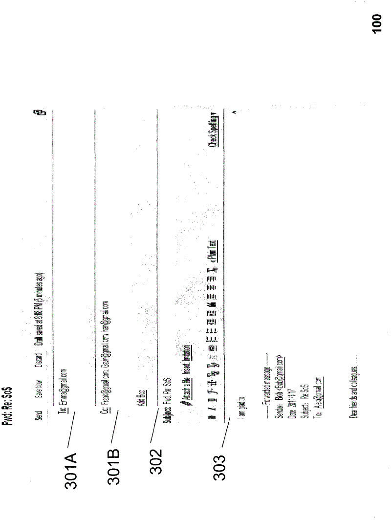 Method for managing email and system