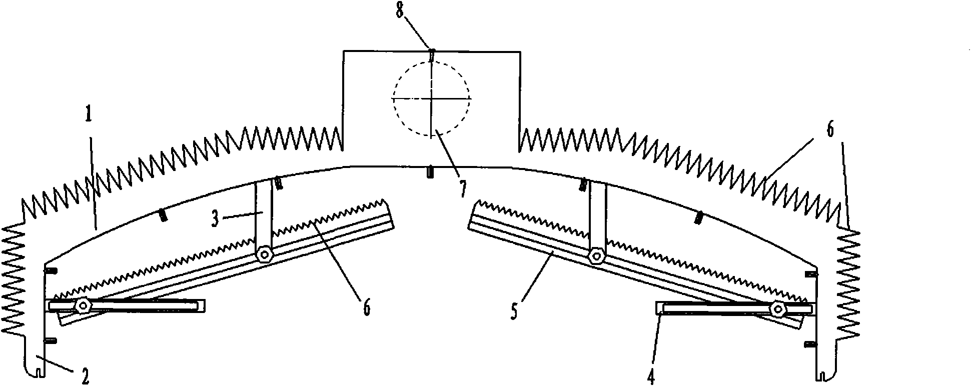 LED street lamp with adjustable light path and angle