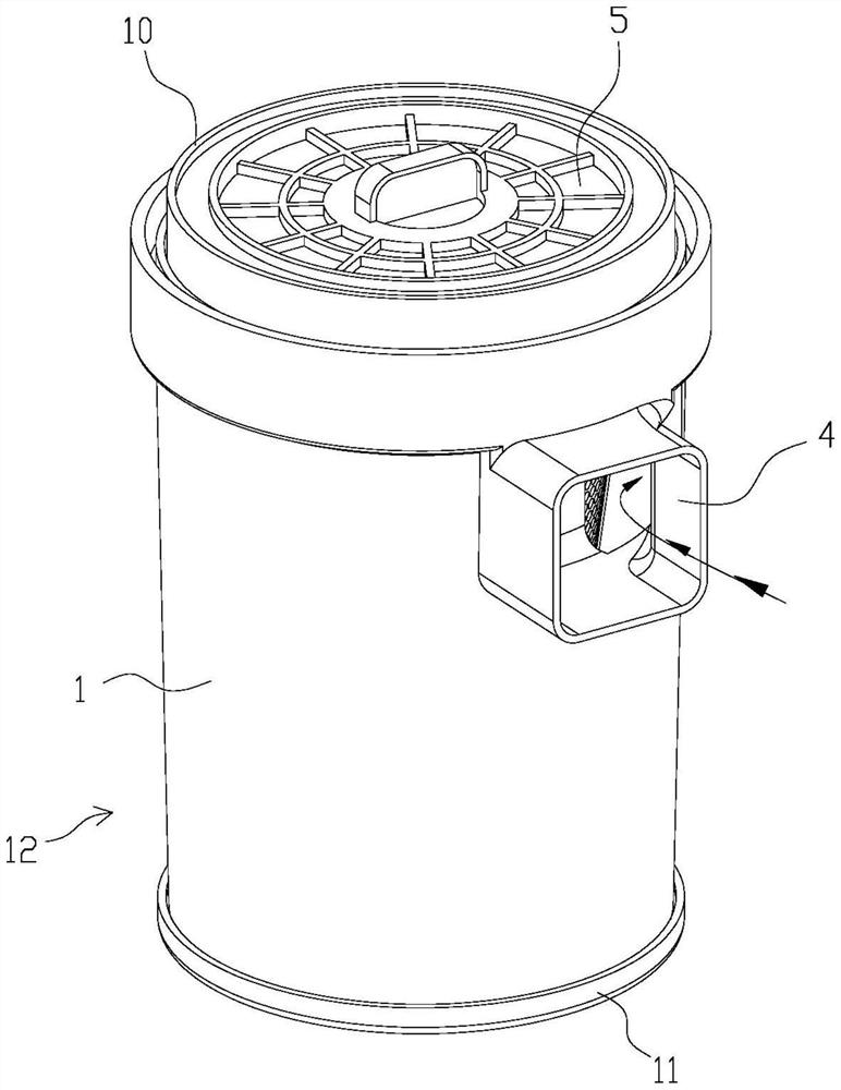 A multi-stage cyclone separation dust collection device and vacuum cleaner