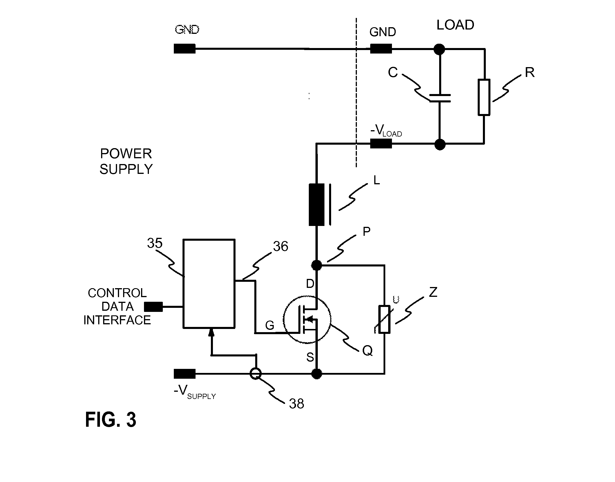 Circuit, method and system for overload protection