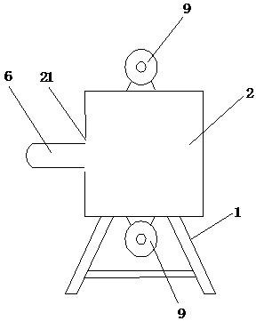 Needle machine for gigging non-woven fabric