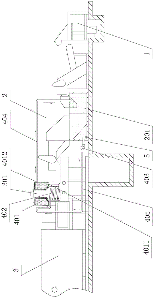 Quenching furnace smoke outlet heat energy recovery system of mesh heating furnace production line