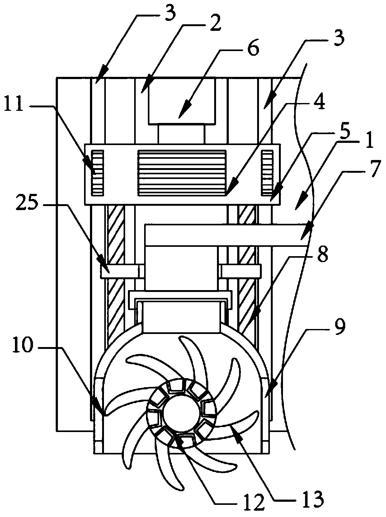 Sludge cleaning device for sewage treatment