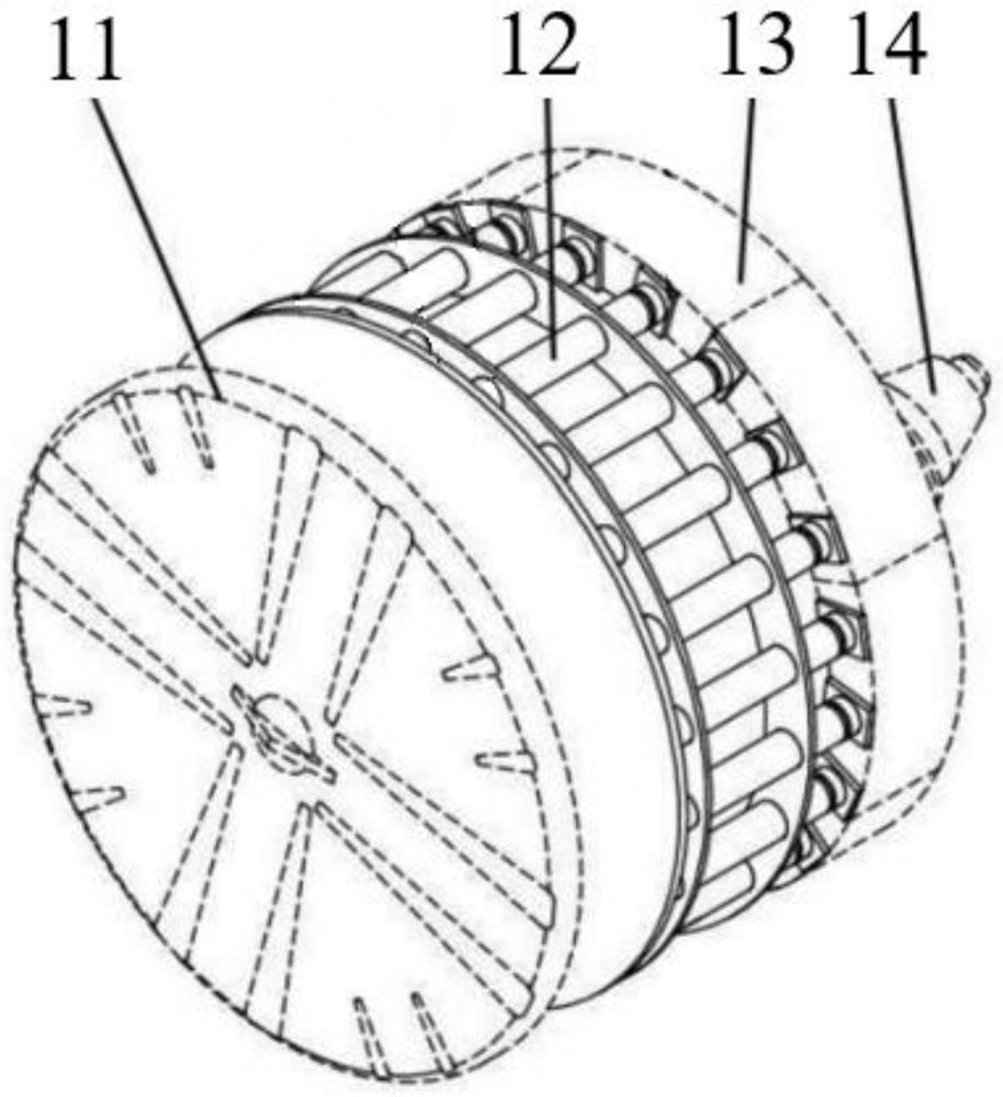 Method, device and equipment for distributing propulsive force of synchronous pushing and splicing system of shield tunneling machine and medium